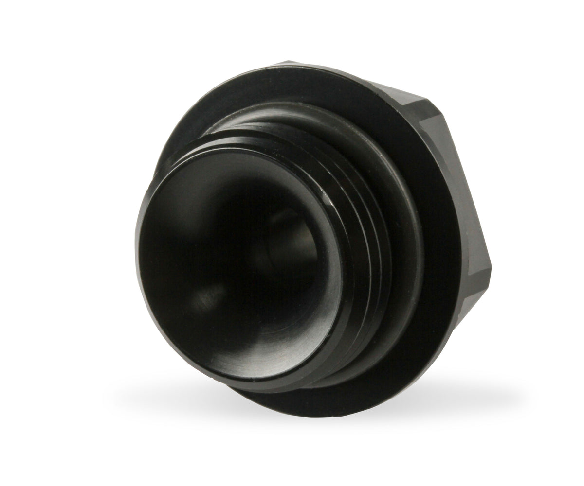 Oil Cooler Adapters -6 AN Male to -10 O-Ring Port - 2 Pieces - fits Earls UltraPro and Temp-A-Cure  Oil Coolers - Black