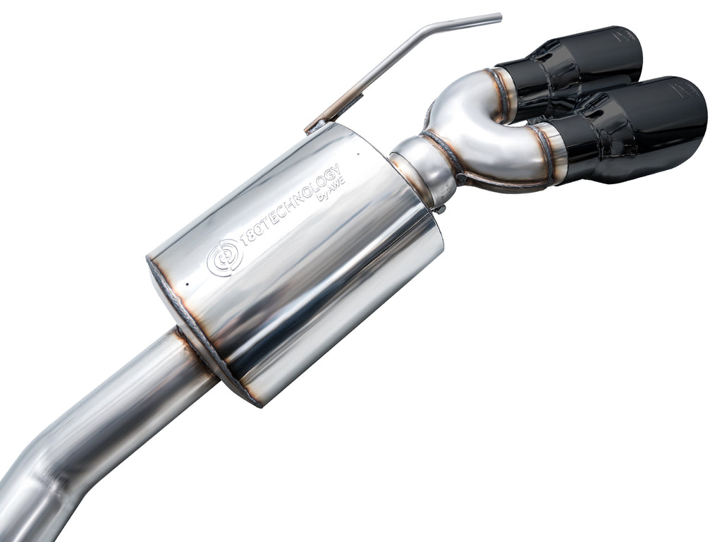 AWE Touring Edition Exhaust for Ford Explorer ST - Diamond Black Tips