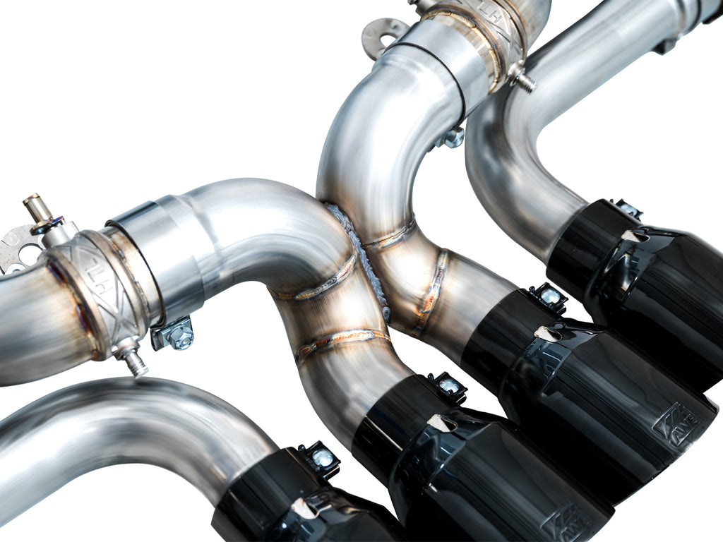 AWE SwitchPath Exhaust for C8 Corvette Z06 - 4.5" Diamond Black Tips