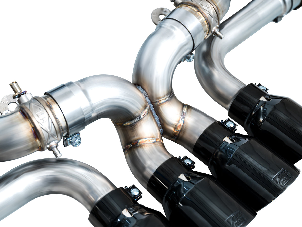 AWE SwitchPath Exhaust for C8 Corvette Z06 - 4.5" Diamond Black Tips