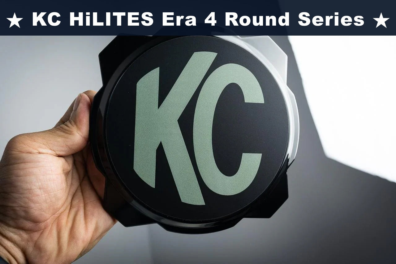 KC HiLITES Era 4 ROUND Series Light Cover Overlays - Universal