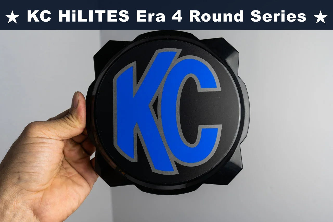 KC HiLITES Era 4 ROUND Series Light Cover Overlays - Universal