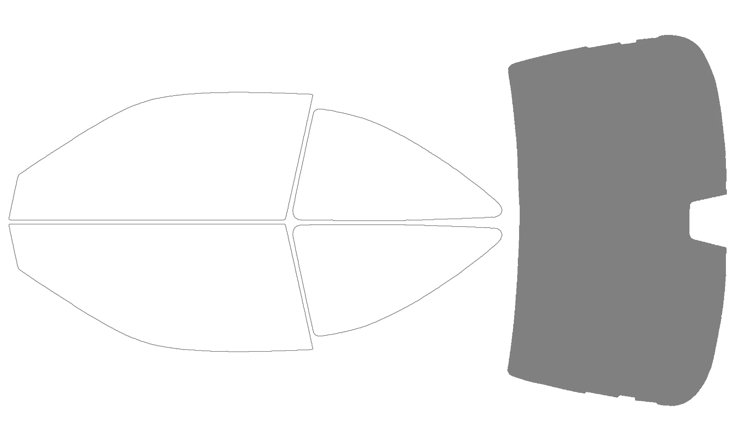 Precut Window Tint Kit for Honda Civic Coupe (2001–2005) | UV Block & Privacy Film