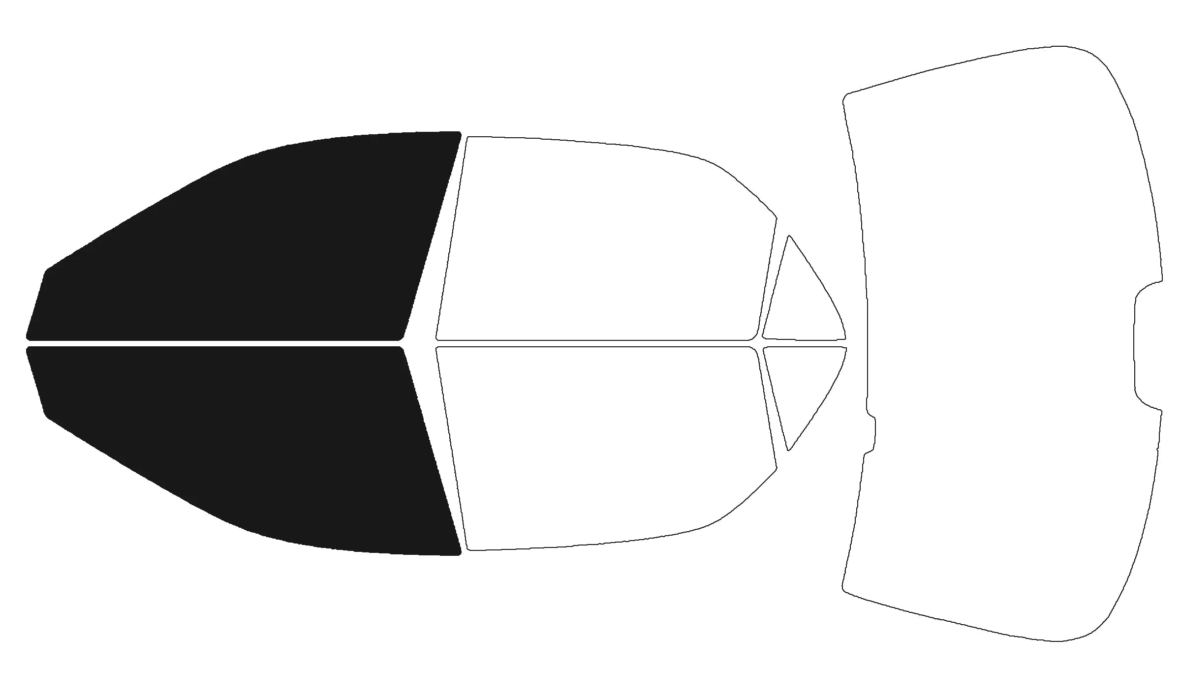 Precut Window Tint Kit for Honda Accord Sedan (2008–2012) | UV Block & Privacy Film