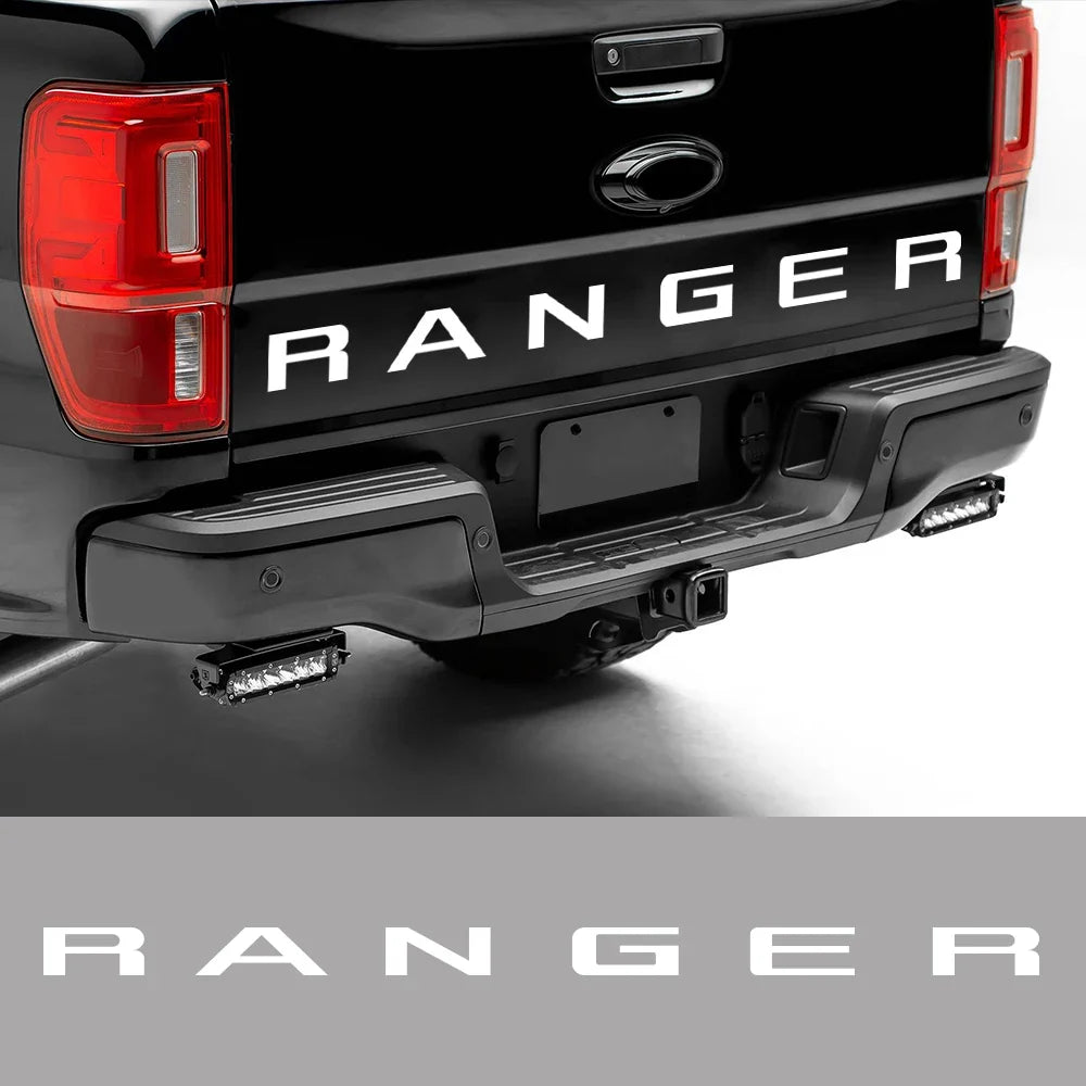 Tailgate Insert & Indent Letter Decal for Ford Ranger (2019–2021) | Vinyl Truck Sticker