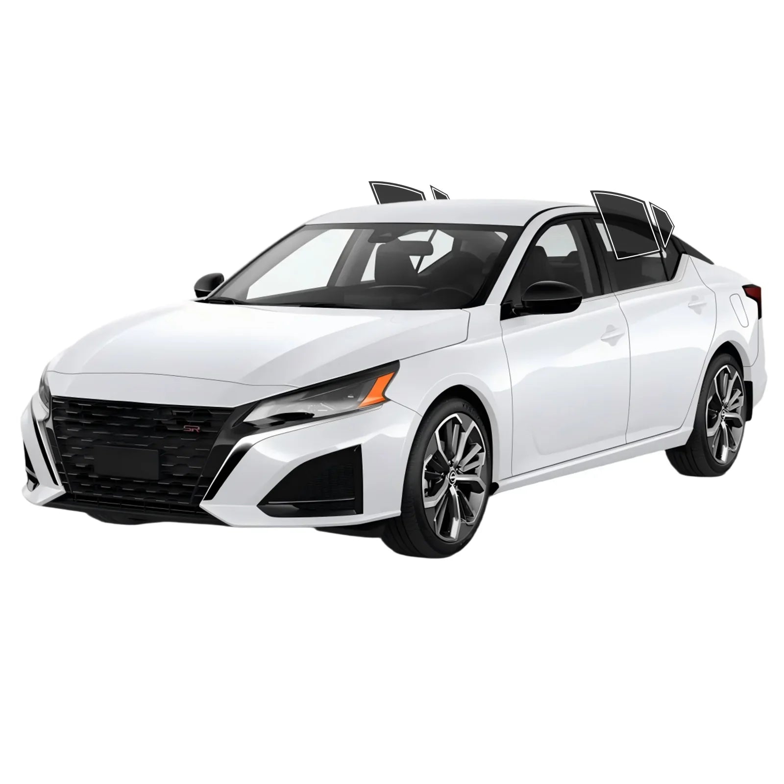 Precut Window Tint Kit for Nissan Altima Sedan (2019–2025) | UV Block & Privacy Film