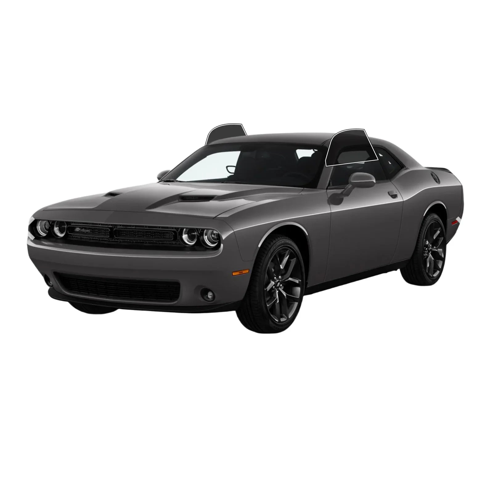 Precut Window Tint Kit for Dodge Challenger (2008–2023) | UV Block & Privacy Film
