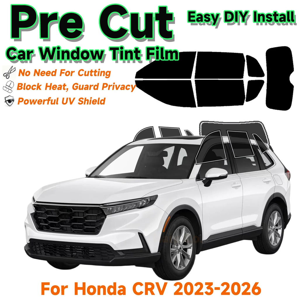 Precut Window Tint Kit for Honda CR-V (2023–2026) | UV Block & Privacy Film