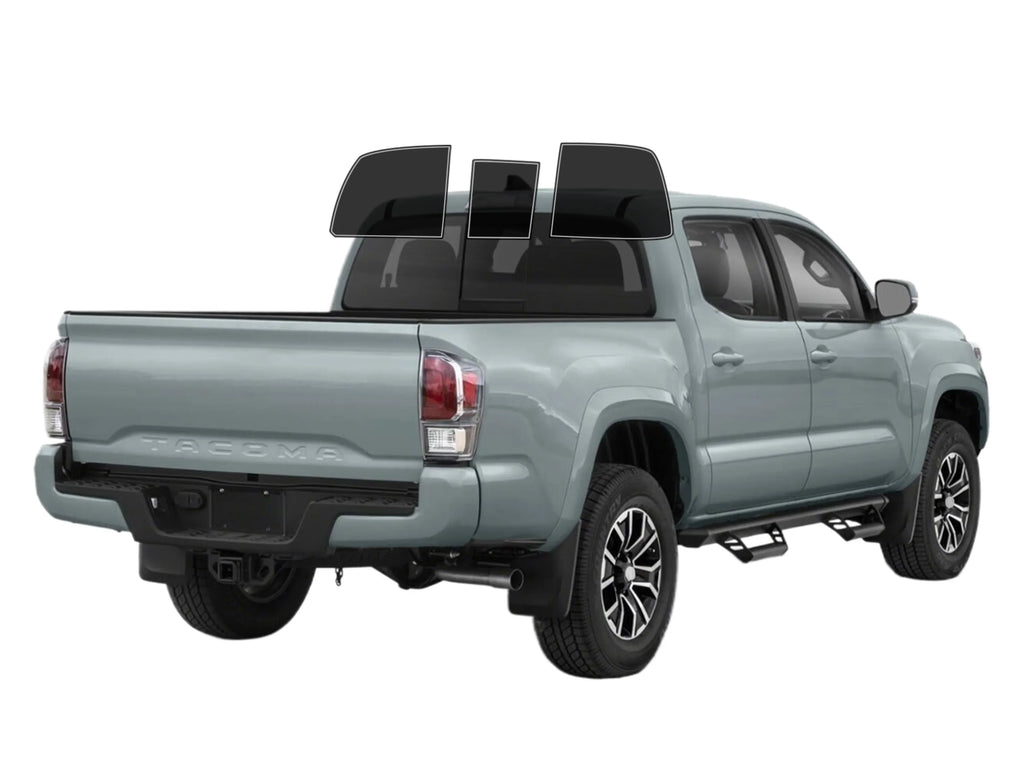 Precut Window Tint Kit for Toyota Tacoma Double Cab (2016–2023) | UV Block & Privacy Film
