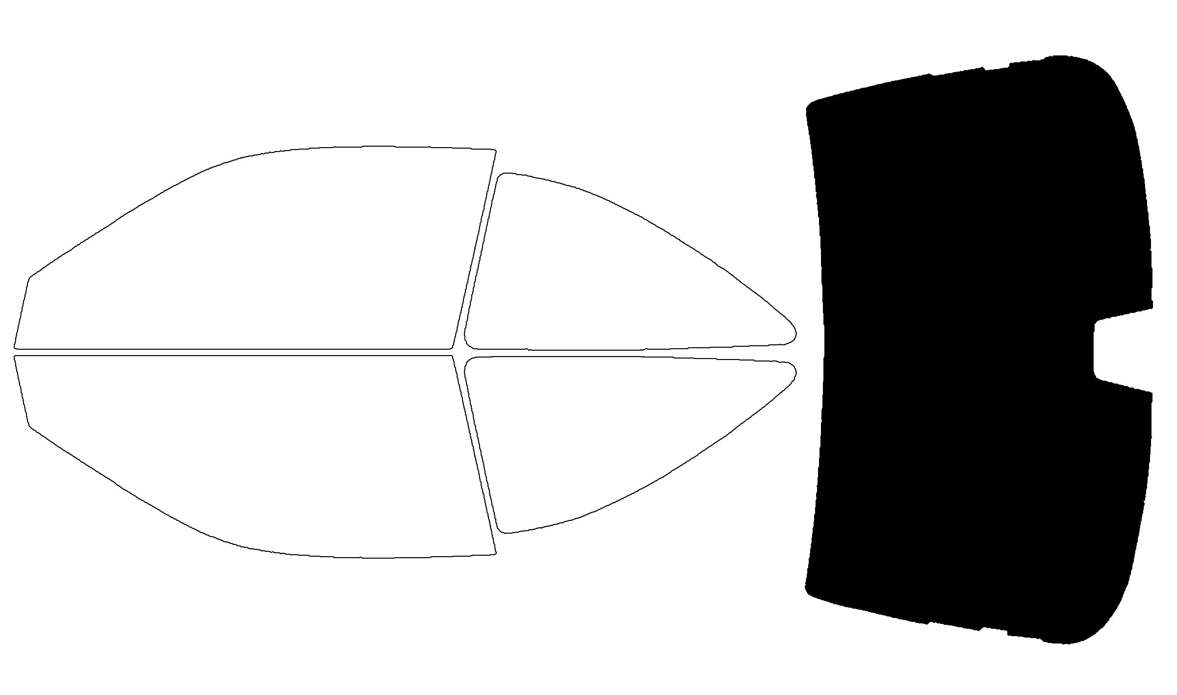 Precut Window Tint Kit for Honda Civic Coupe (2001–2005) | UV Block & Privacy Film