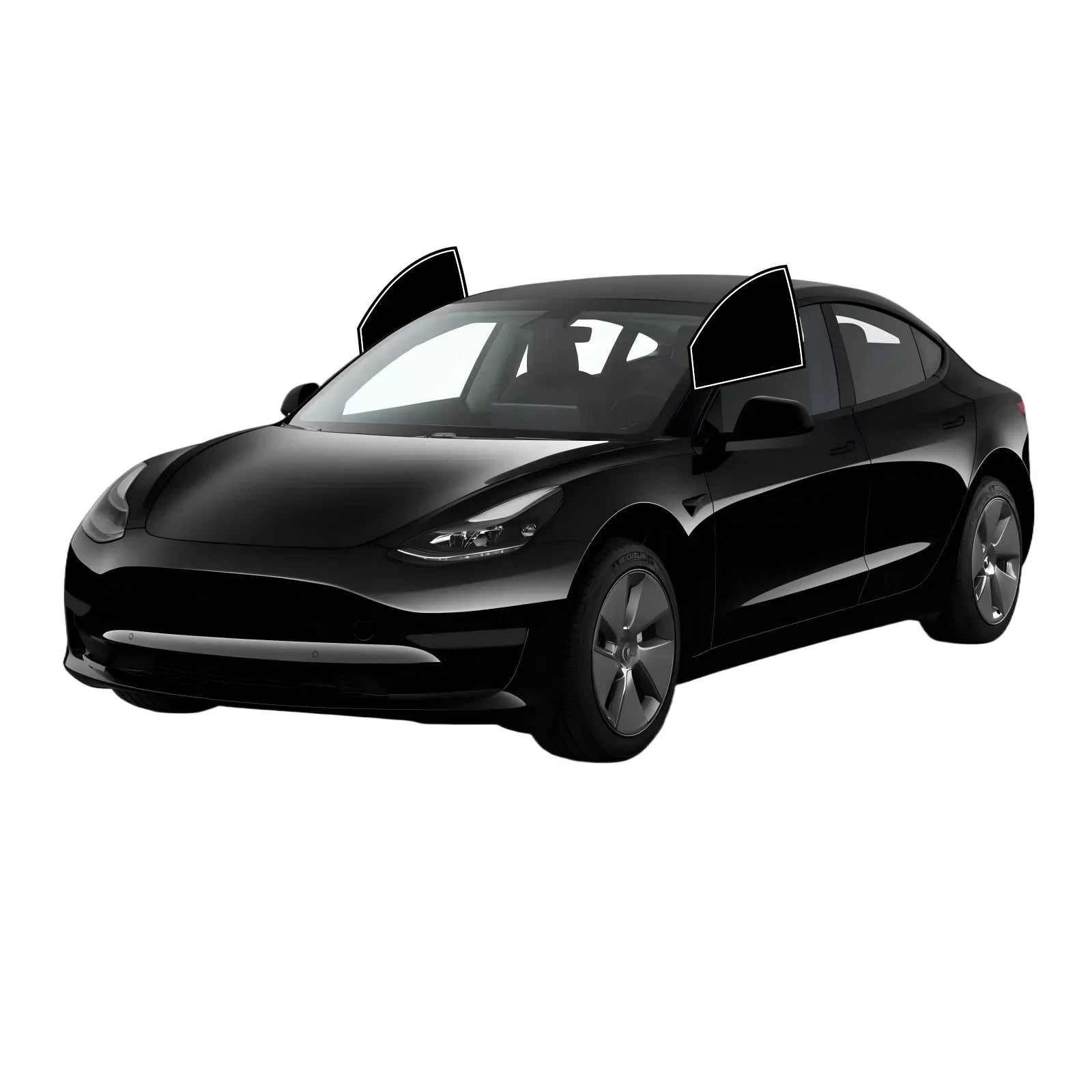 Precut Window Tint Kit for Tesla Model 3 (2017–2023) | UV-IR Block & Privacy Film