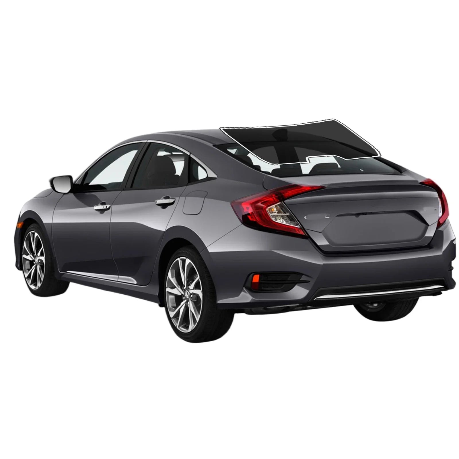 Precut Window Tint Kit for Honda Civic Sedan (2016–2021) | UV Block & Privacy Film