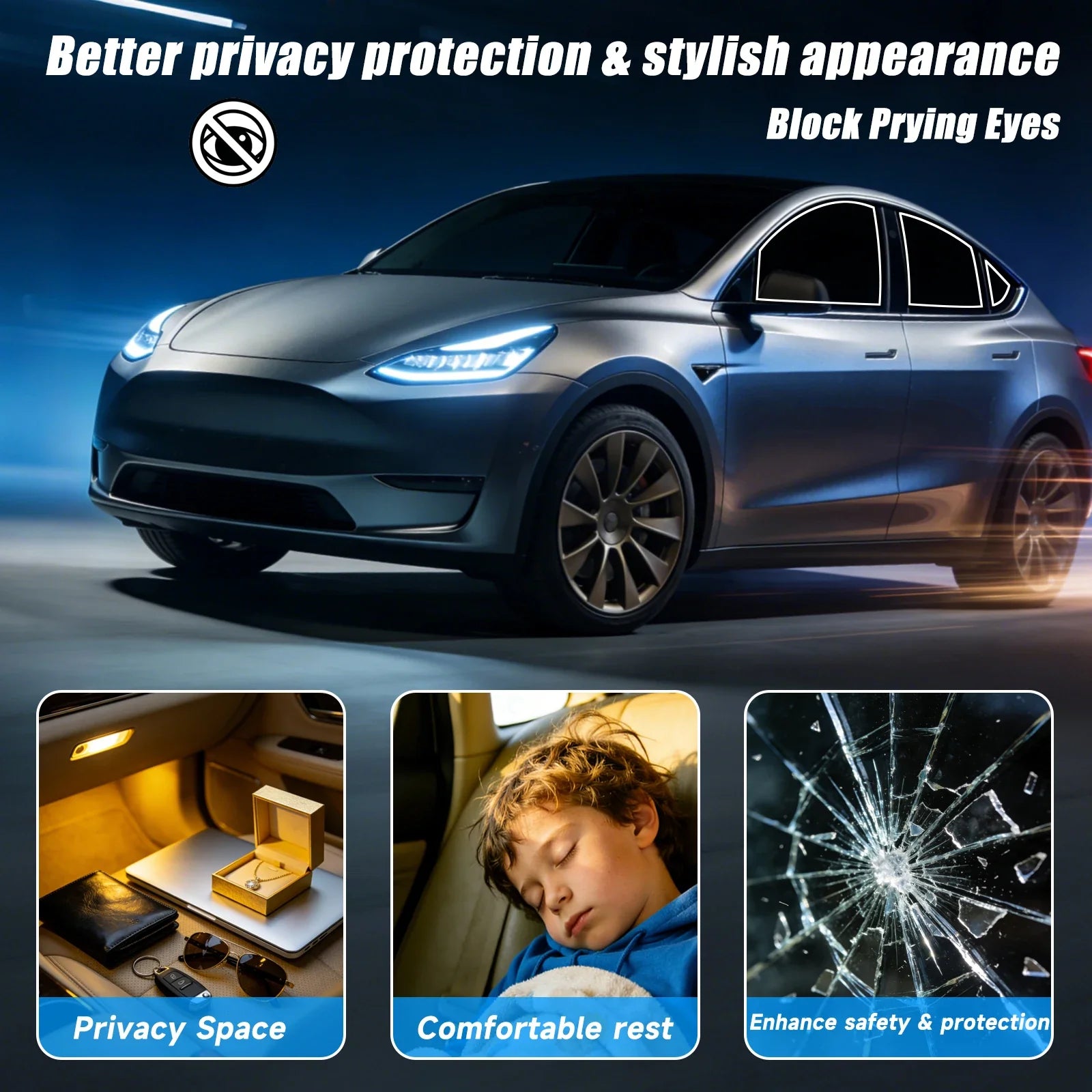 Precut Window Tint Kit for Honda Civic Sedan (2016–2021) | UV Block & Privacy Film