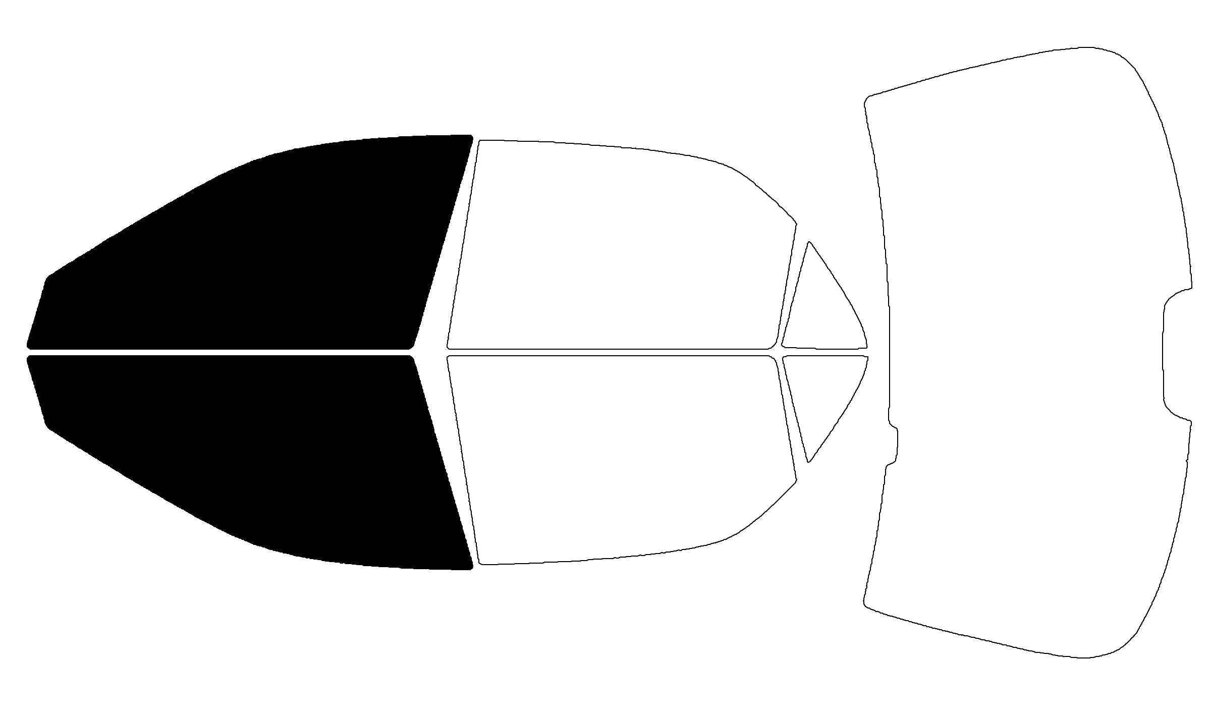 Precut Window Tint Kit for Honda Accord Sedan (2008–2012) | UV Block & Privacy Film