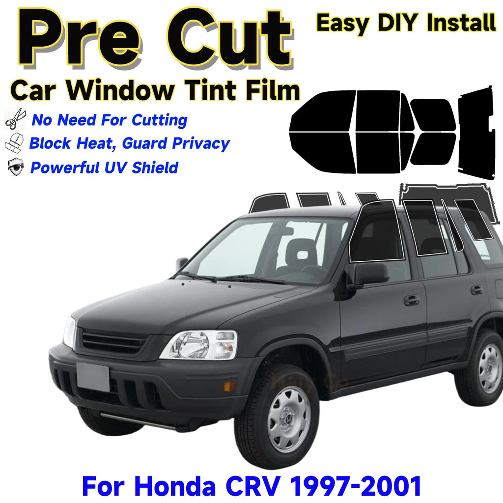Precut Window Tint Kit for Honda CR-V (1997–2001) | UV Block & Privacy Film