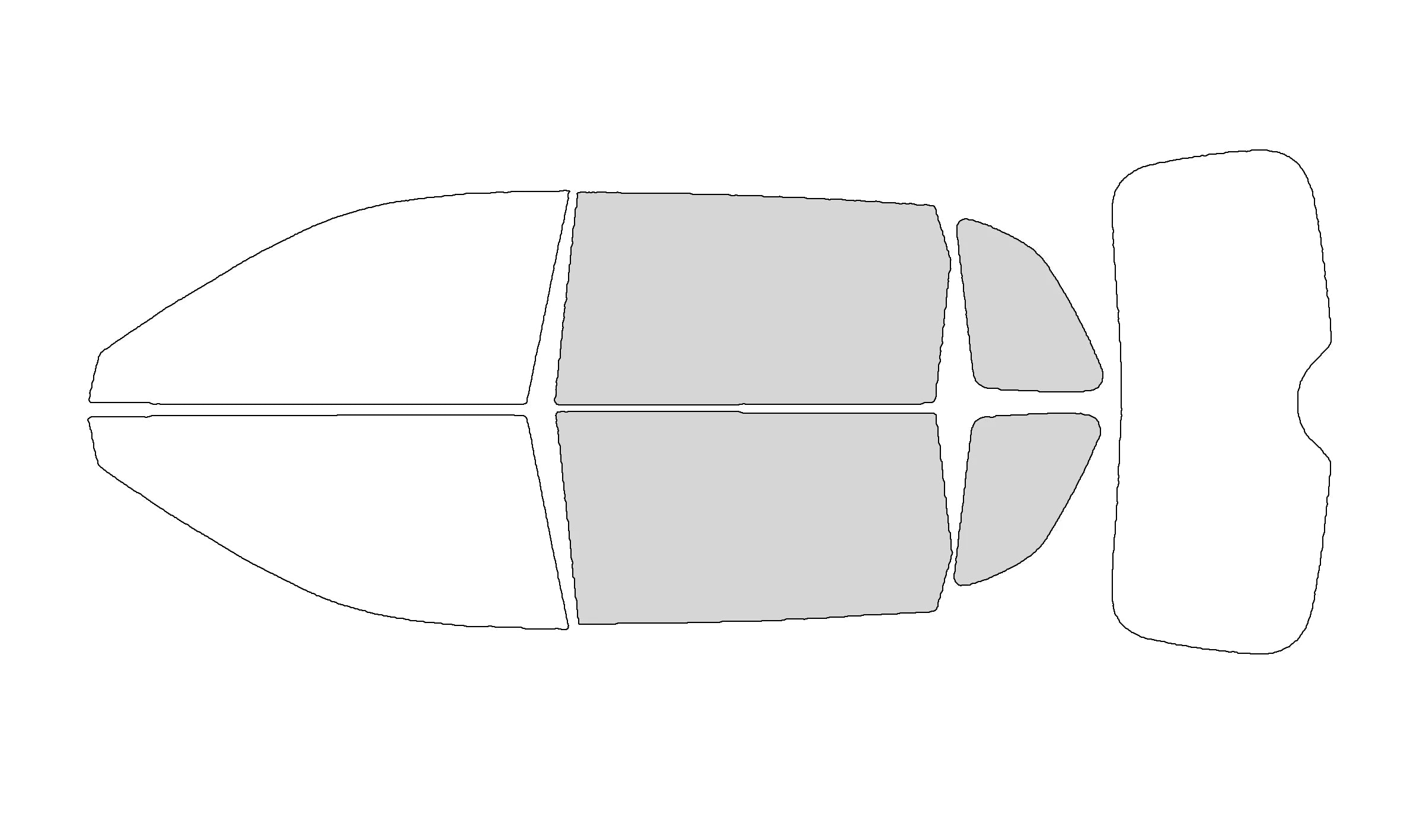 Precut Window Tint Kit for Honda CR-V (2023–2026) | UV Block & Privacy Film