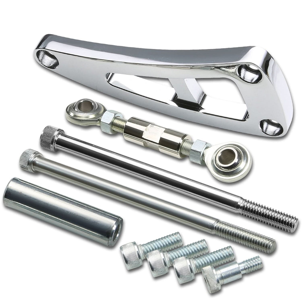 73-98 Chevrolet BBC Long Water Pump Alternator Bracket Set - Aluminum