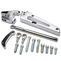 Chevrolet BBC Short Water Pump Alternator Bracket Set - Chrome