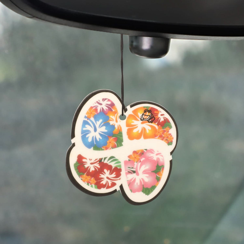 Tree Frog Lucky Leaf Aloha Air Freshener - 72mm x 78mm Squash