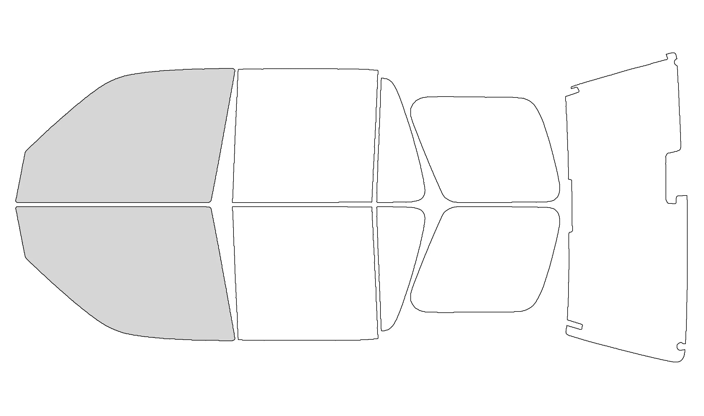 Precut Window Tint Kit for Honda CR-V (1997–2001) | UV Block & Privacy Film
