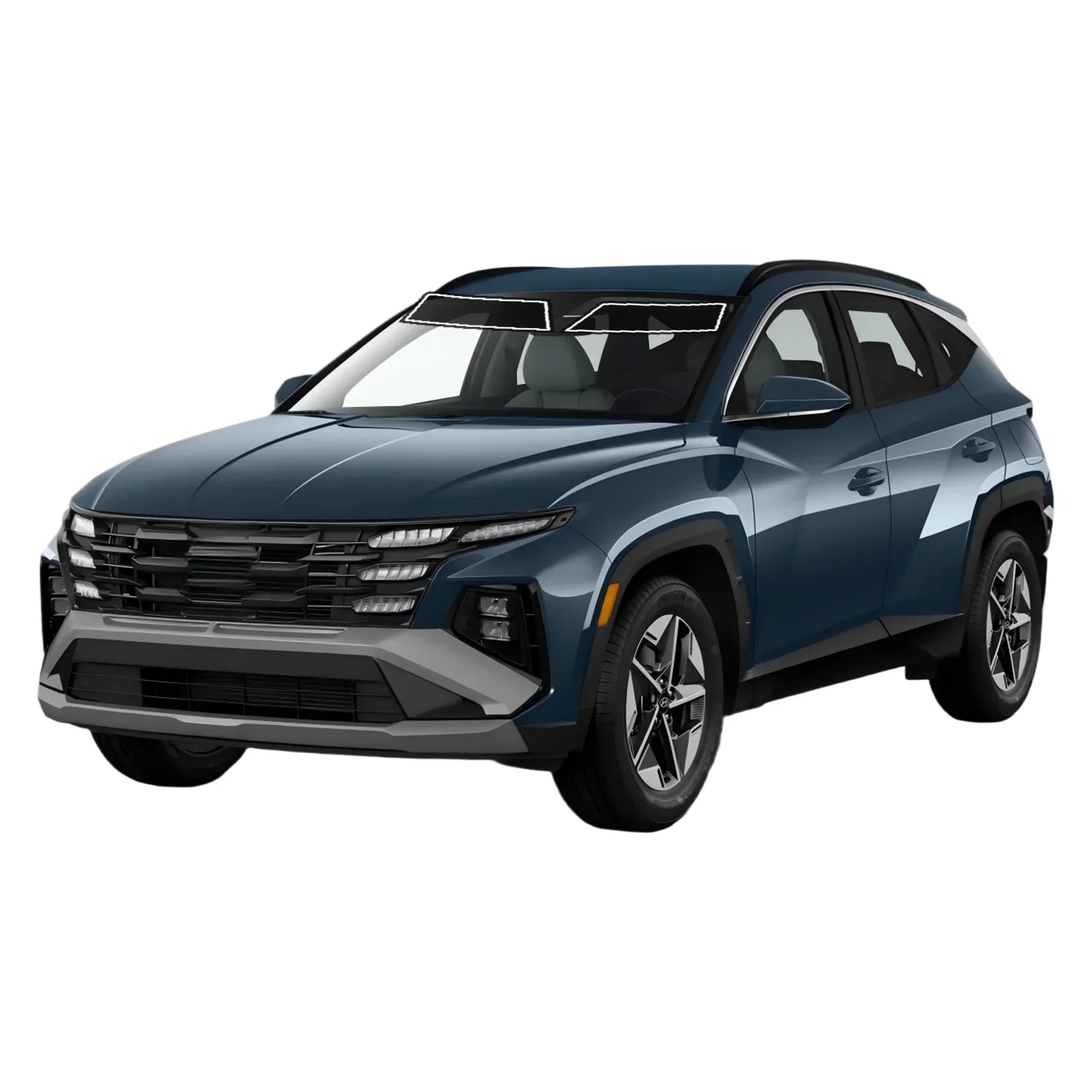 Precut Window Tint Kit for Hyundai Tucson (2022–2026) | UV-IR Block & Privacy Film