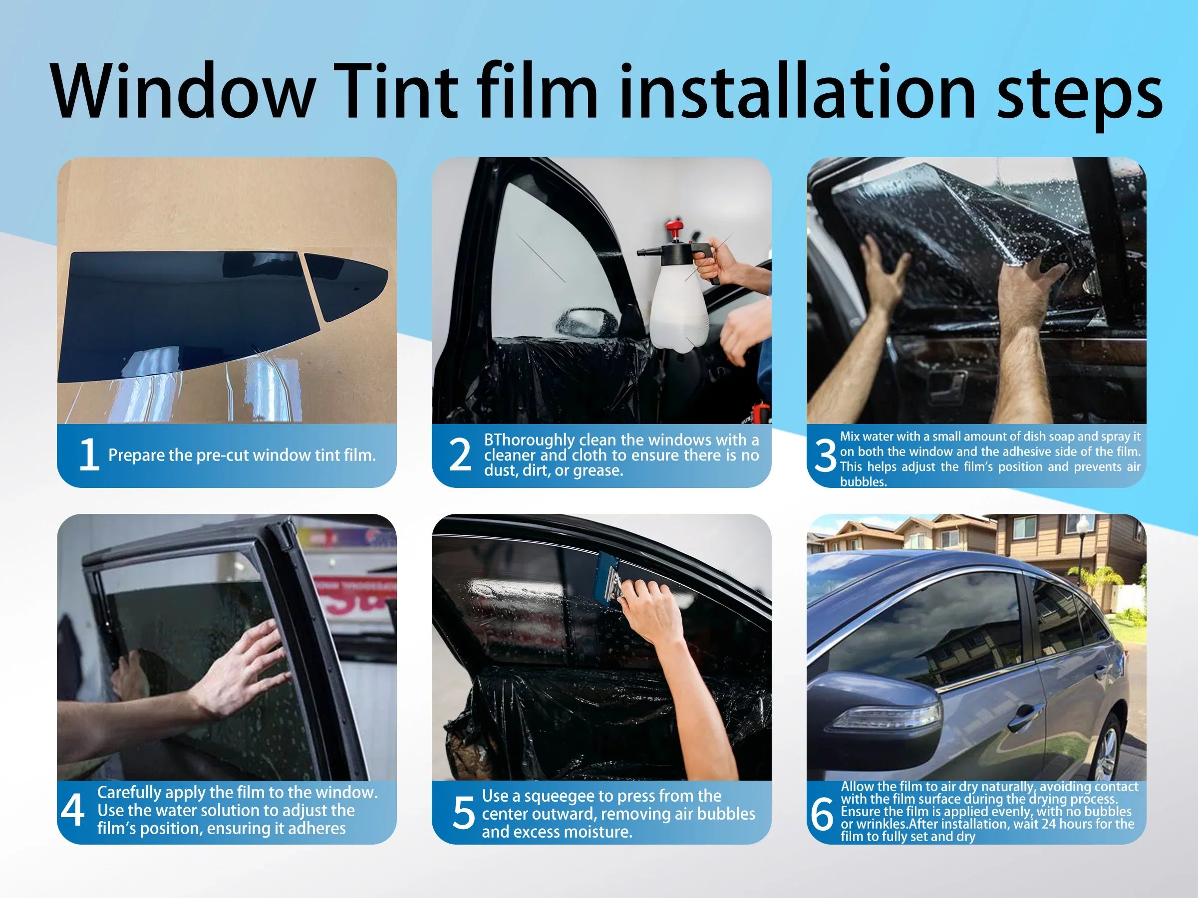 Precut Window Tint Kit for Honda CR-V (2023–2026) | UV Block & Privacy Film