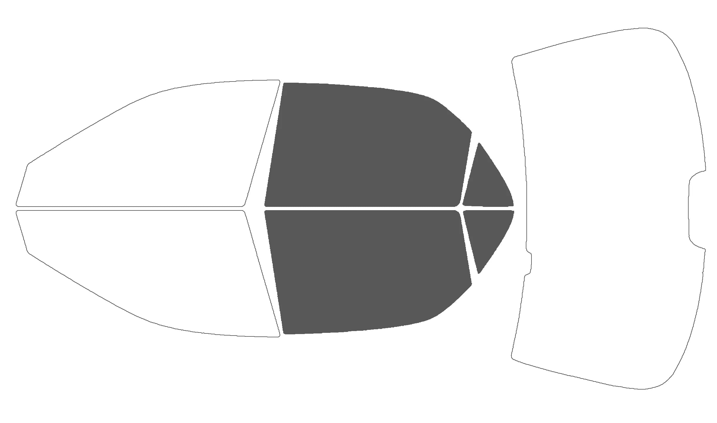 Precut Window Tint Kit for Honda Accord Sedan (2008–2012) | UV Block & Privacy Film