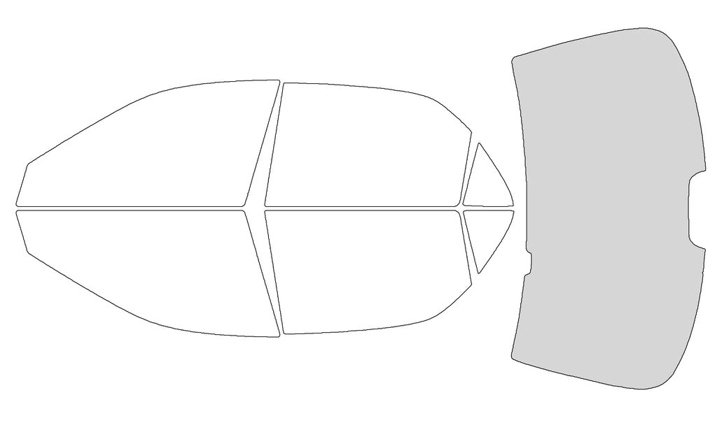 Precut Window Tint Kit for Honda Accord Sedan (2008–2012) | UV Block & Privacy Film
