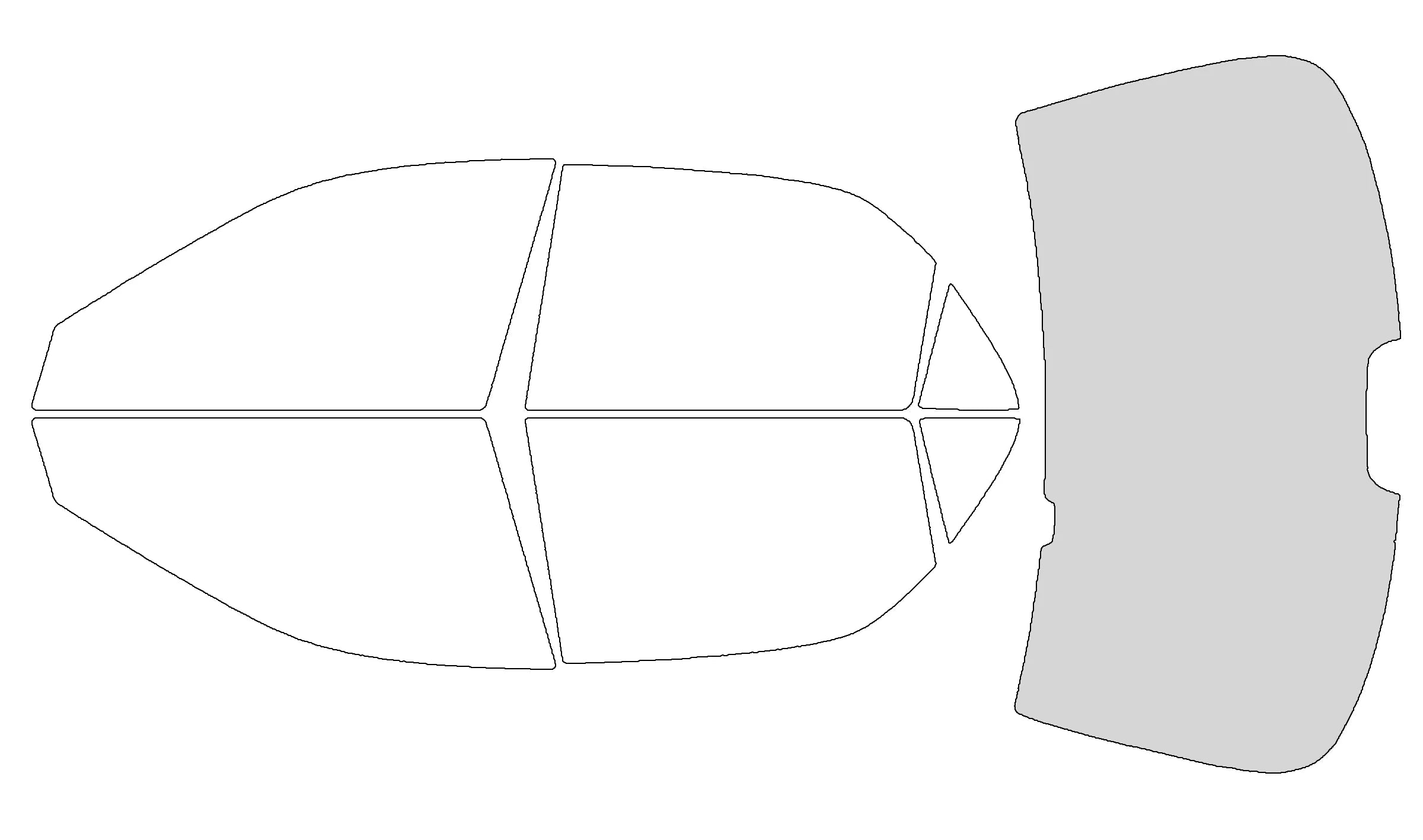 Precut Window Tint Kit for Honda Accord Sedan (2008–2012) | UV Block & Privacy Film