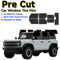 Precut Window Tint Kit for Ford Bronco 4-Door (2021–2025) | UV Block & Privacy Film