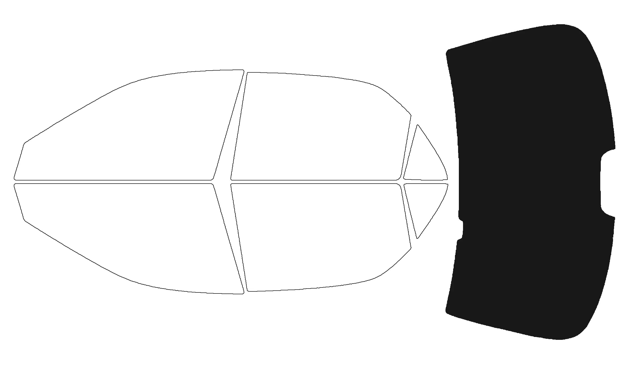 Precut Window Tint Kit for Honda Accord Sedan (2008–2012) | UV Block & Privacy Film