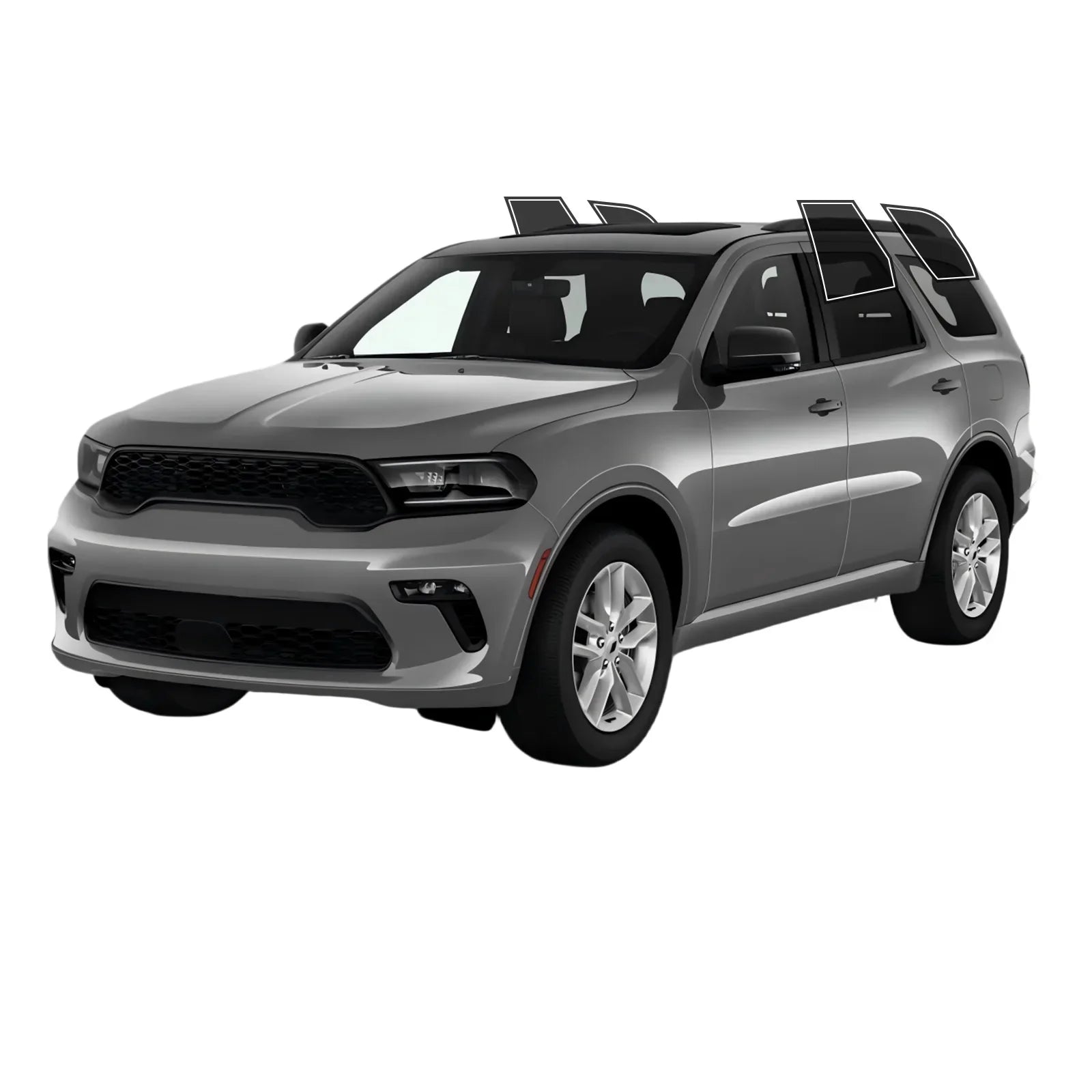 Precut Window Tint Kit for Dodge Durango (1998–2025) | UV Block & Privacy Film