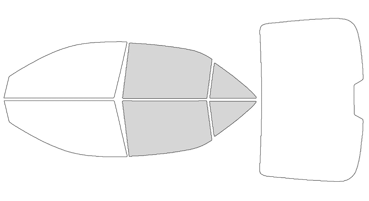 Precut Window Tint Kit for Toyota Corolla (2009–2013) | UV-IR Block & Privacy Film