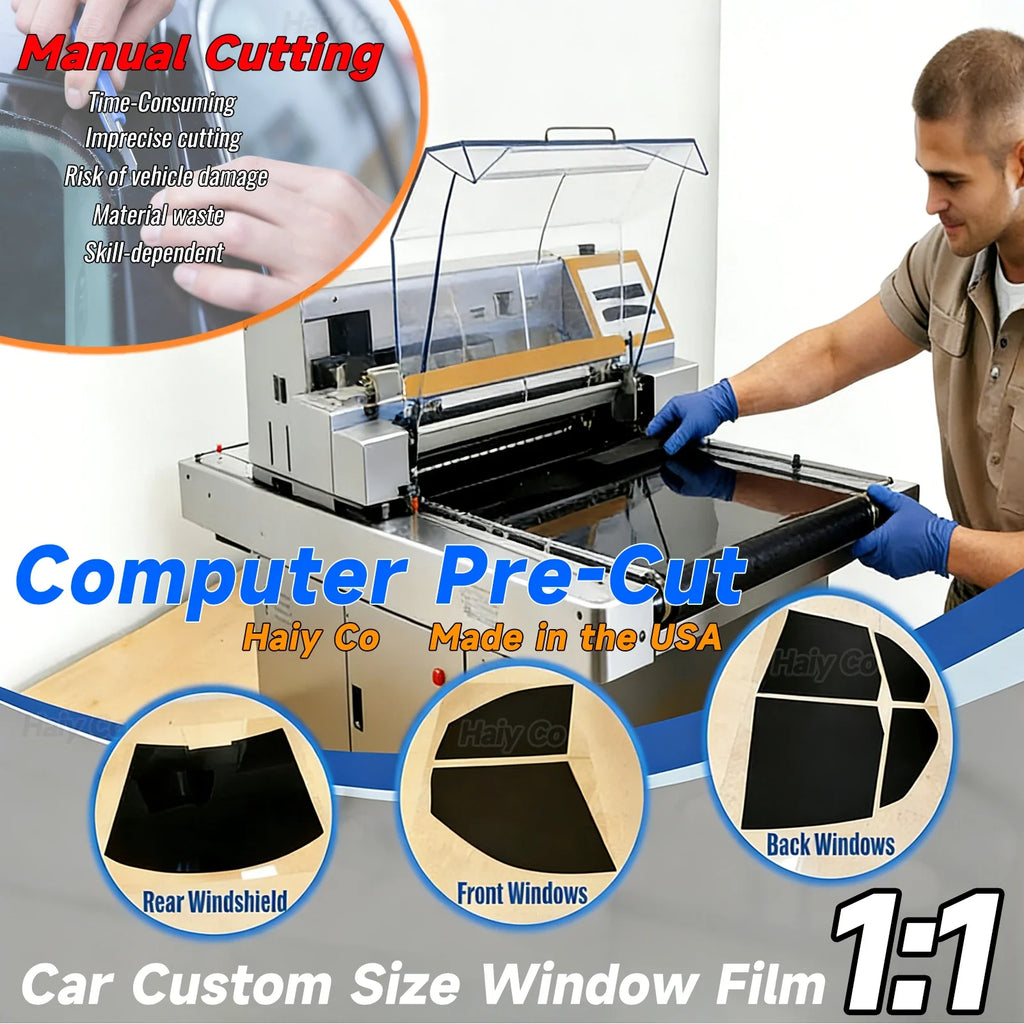 Precut Window Tint Kit for Honda Civic Hatchback (2016–2021) | UV-IR Block & Privacy Film