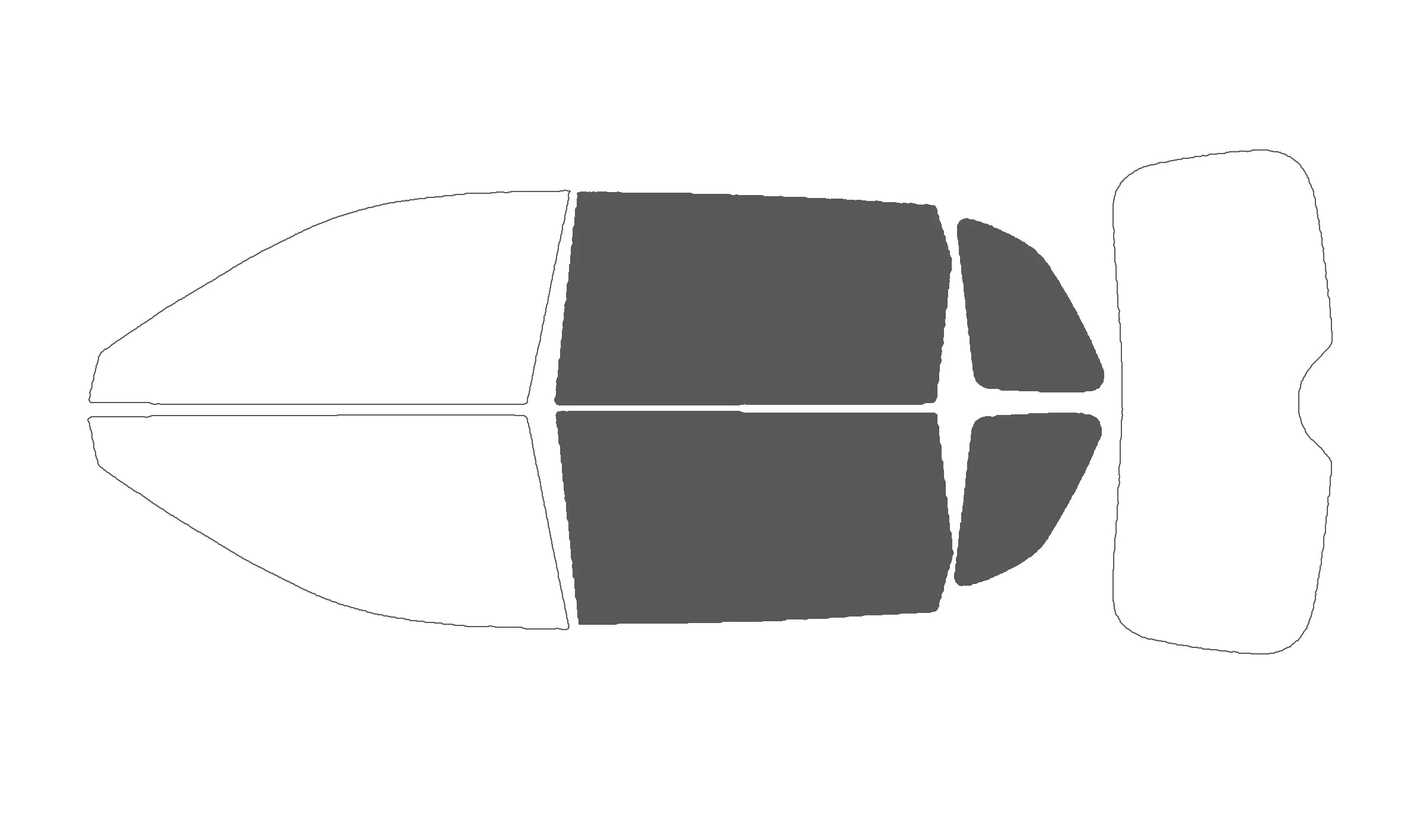 Precut Window Tint Kit for Honda CR-V (2023–2026) | UV Block & Privacy Film