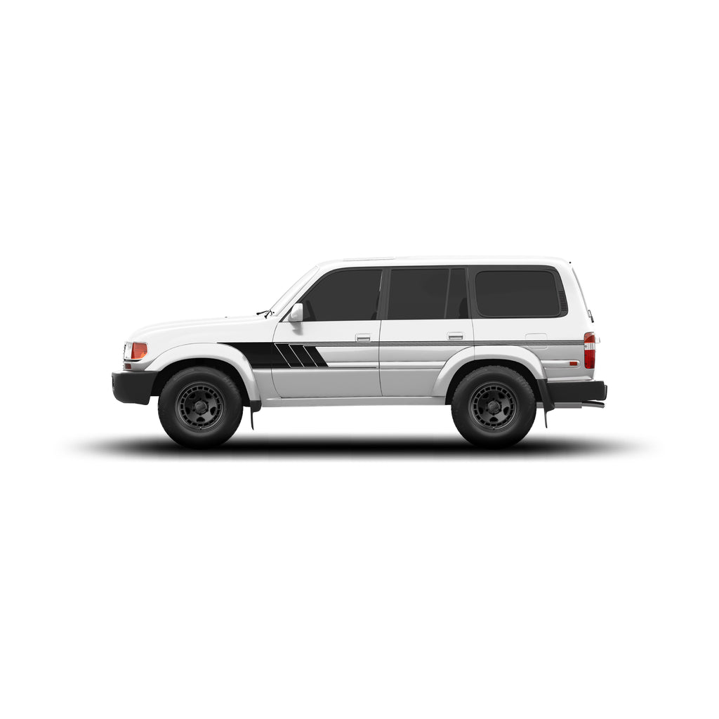 80 Series Land Cruiser Checkered Stripe Kit