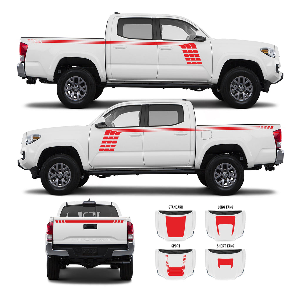 2016-2023 Tacoma Checkered Stripe Kit