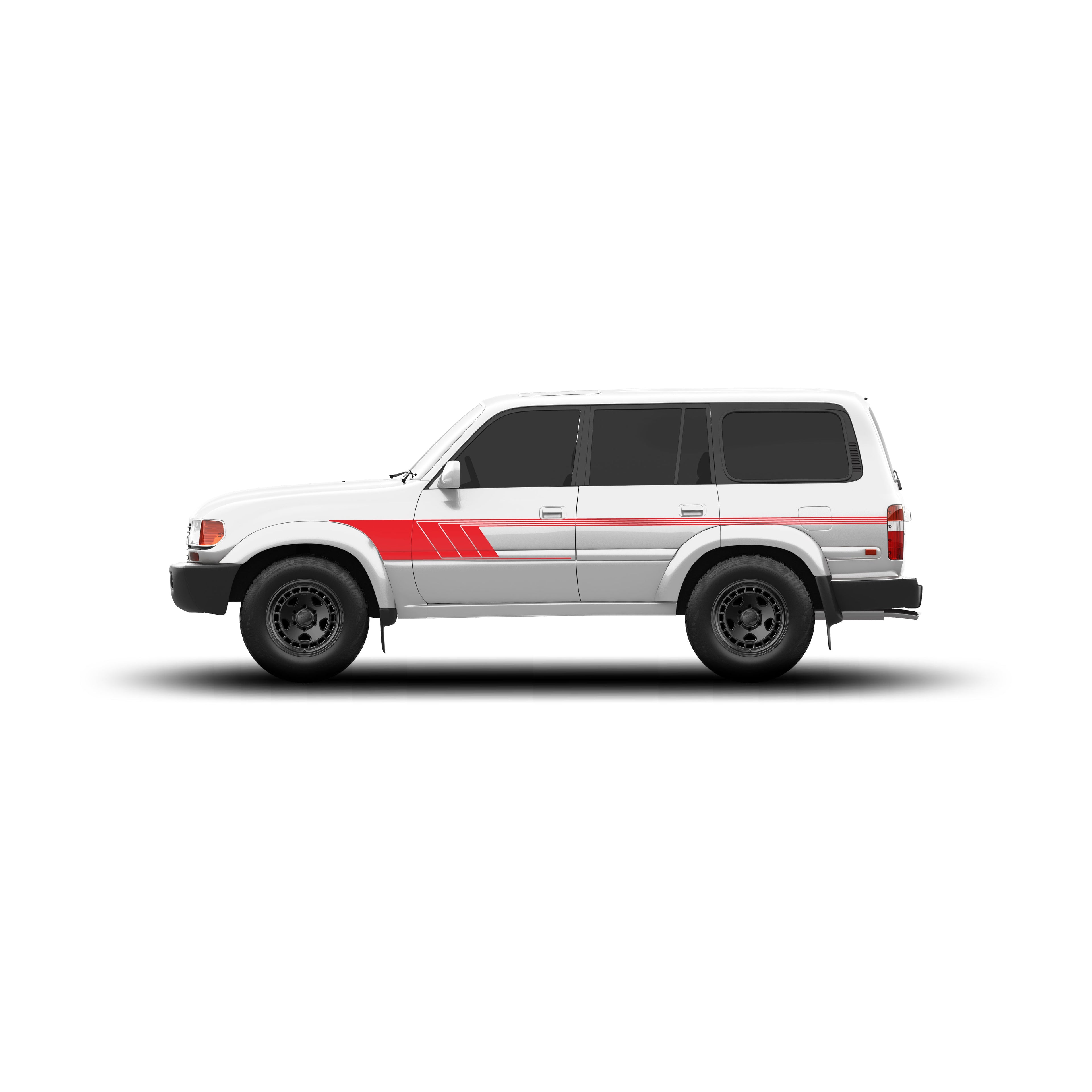 80 Series Land Cruiser Checkered Stripe Kit