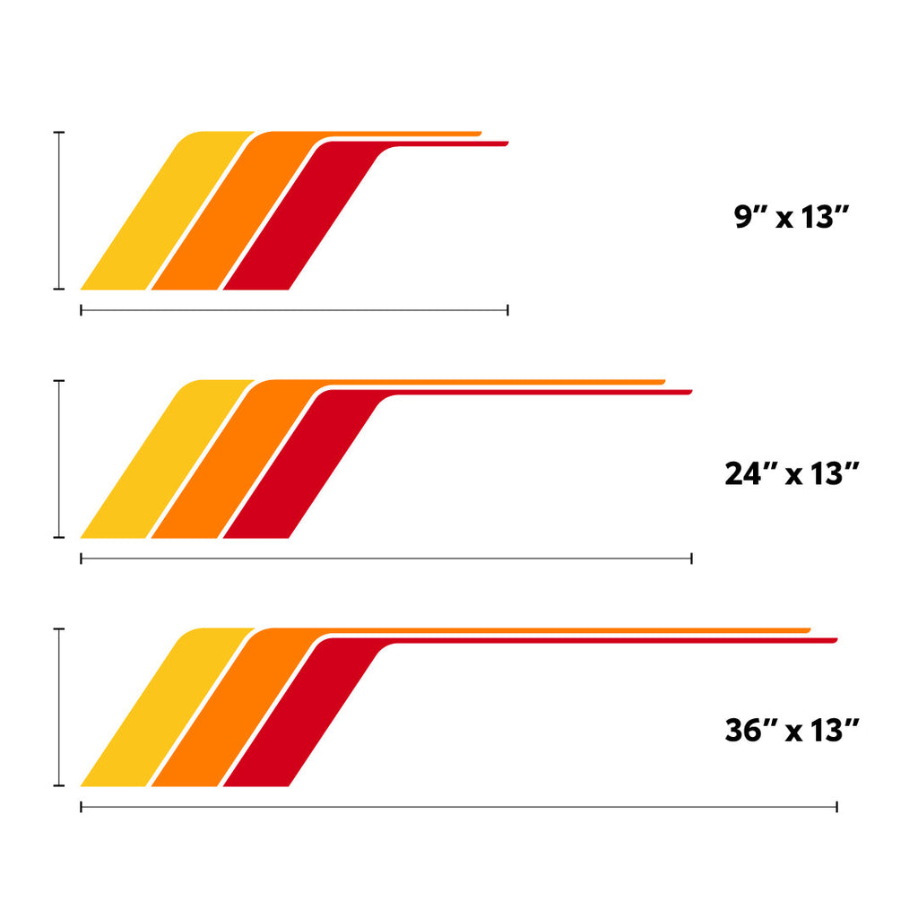 Universal Retro Side Stripes