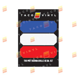 Taco Vinyl Pro Grille Decals