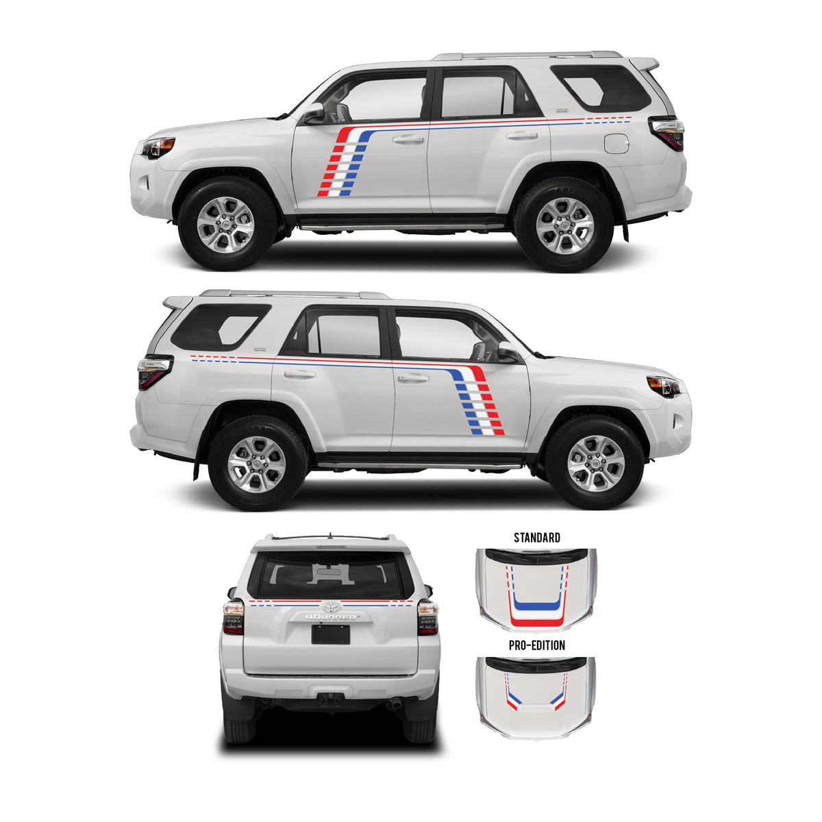 2010-2024 4Runner Checkered Stripe Kit