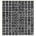 Printed Series Auxiliary Switch Labels (Upfitter) - 2017-2020 F-150 Raptor, 2017-2022 F-250 / F-350 Super Duty / 2024+ Grenadier