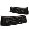 03-07 Chevrolet Avalanche Silverado Smoke Amber Corner Bumper Lights
