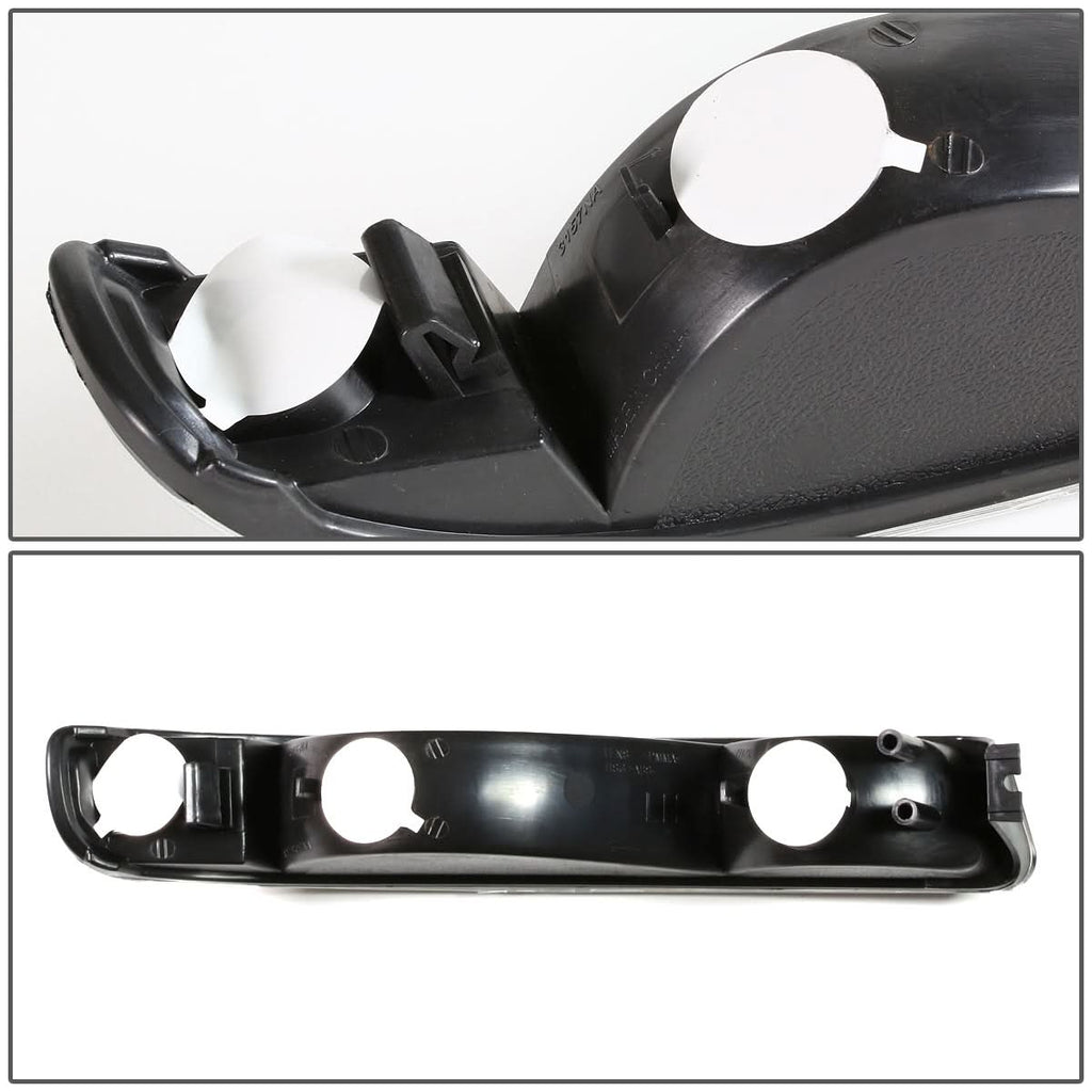 99-07 GMC Sierra/Yukon Black Clear Corner Bumper Lights