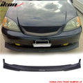 2001-2003 Honda Civic 2Dr 4Dr HCL Style Front Bumper Lip Spoiler PP