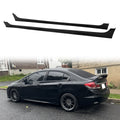 2012-2015 Honda Civic Sedan Mugen RR Style Side Skirts Panels ABS