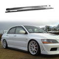 2001-2007 Mitsubishi Lancer EVO 7 8 9 OE Style Side Skirts Pannel PU