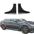 Universal 6.5 x 2.5 V2 Style Winglet For Side Skirt Extensions PP 2PC