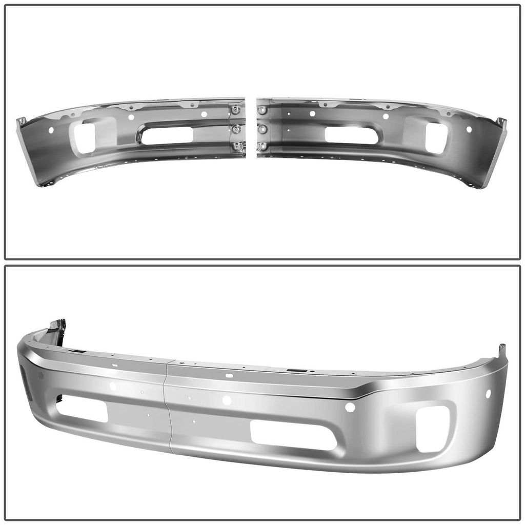2013-2018 RAM 1500 Chrome Front Bumper Cover w/ Fog Light Holes