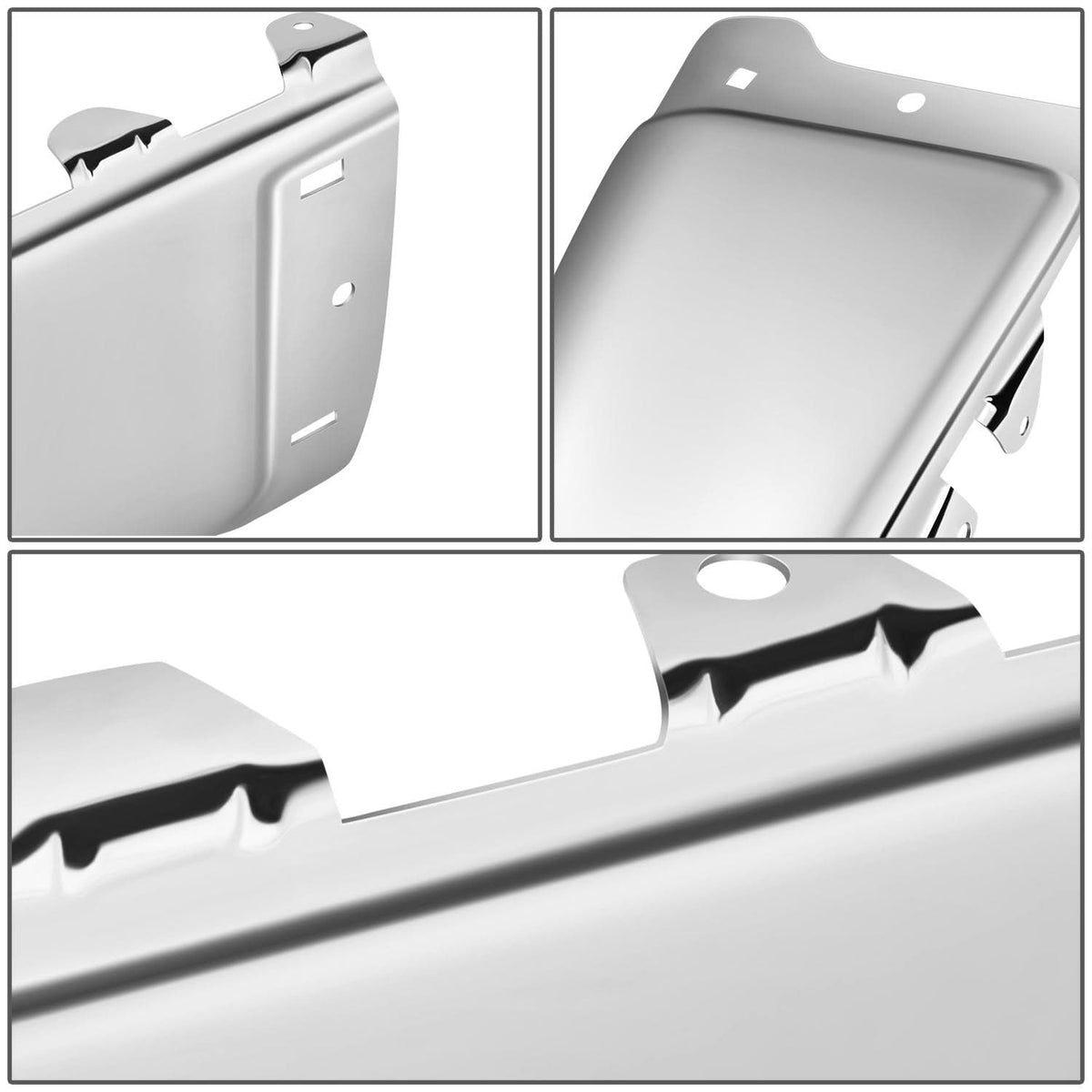 07-14 Chevrolet Silverado GMC Sierra Rear Bumper Cover Chrome